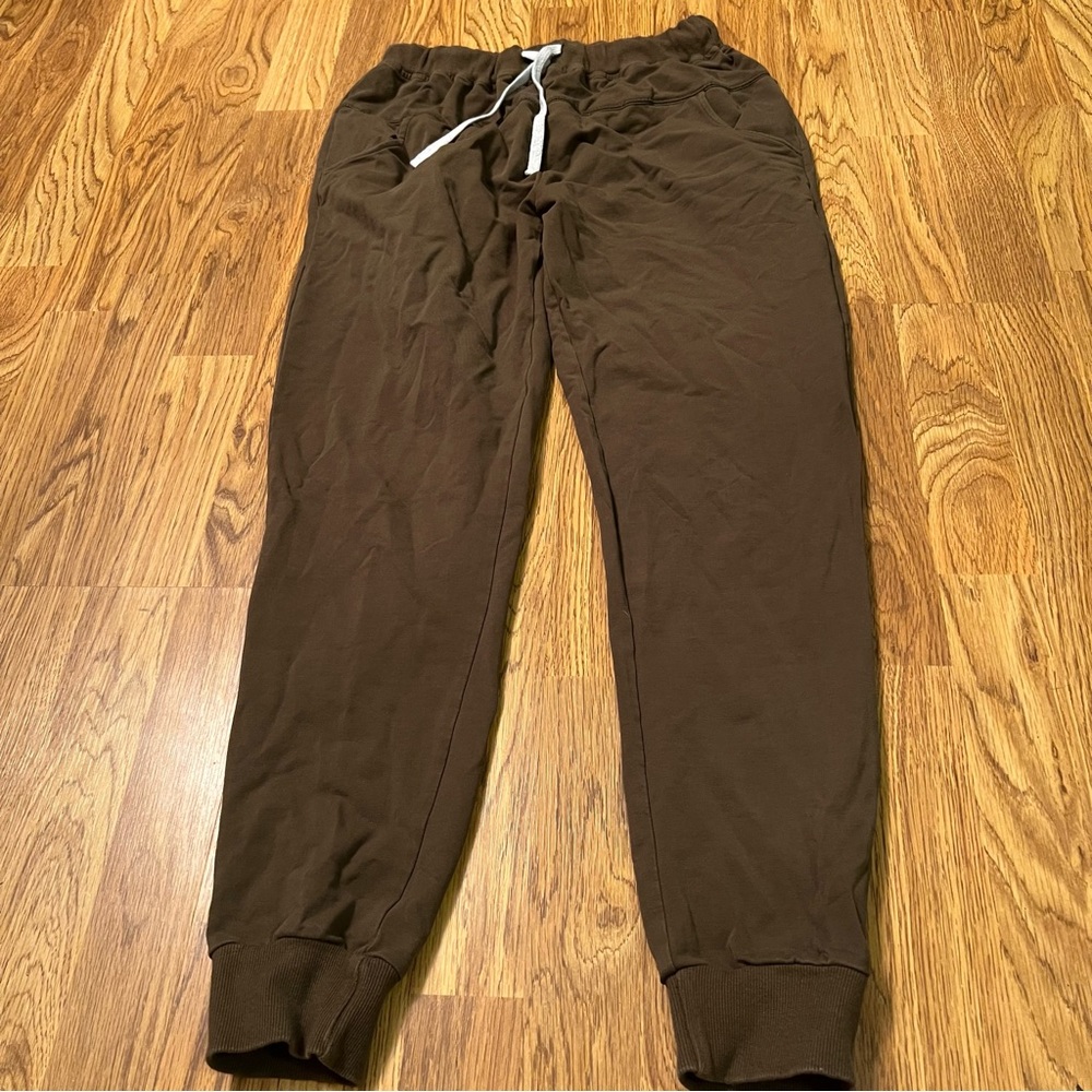 Brown Cotton Blend Pants. - Picture 2 of 8